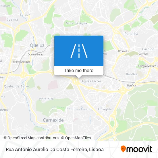 Rua António Aurelio Da Costa Ferreira mapa