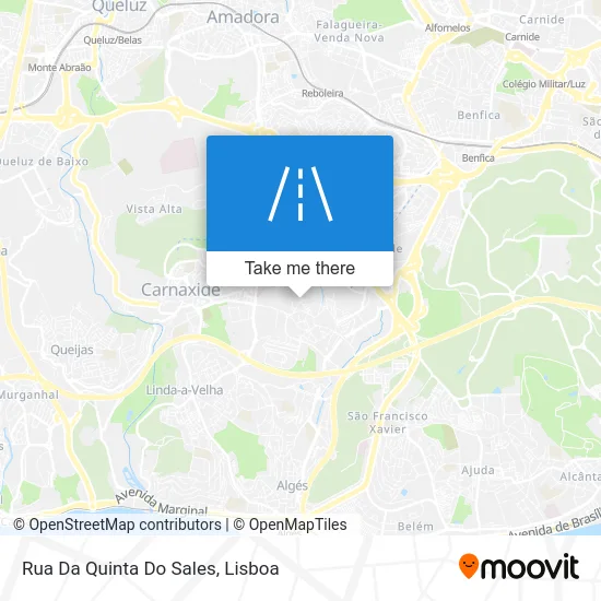 Rua Da Quinta Do Sales map