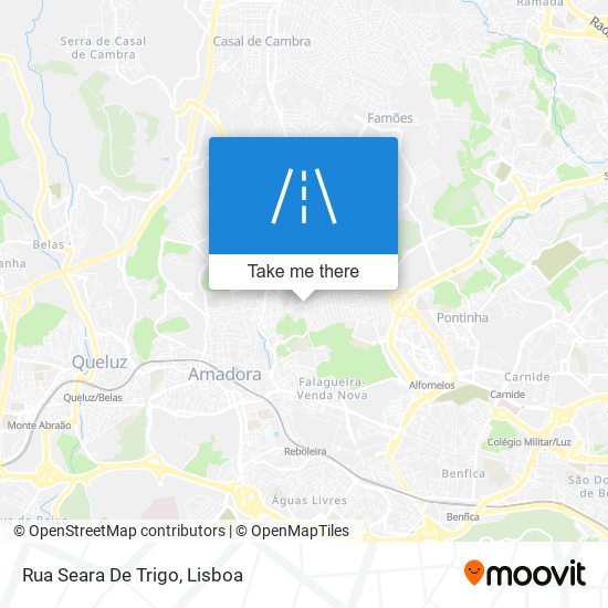 Rua Seara De Trigo map
