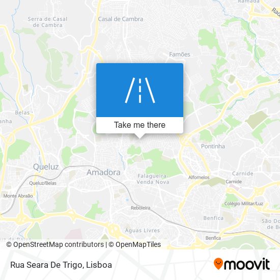 Rua Seara De Trigo mapa