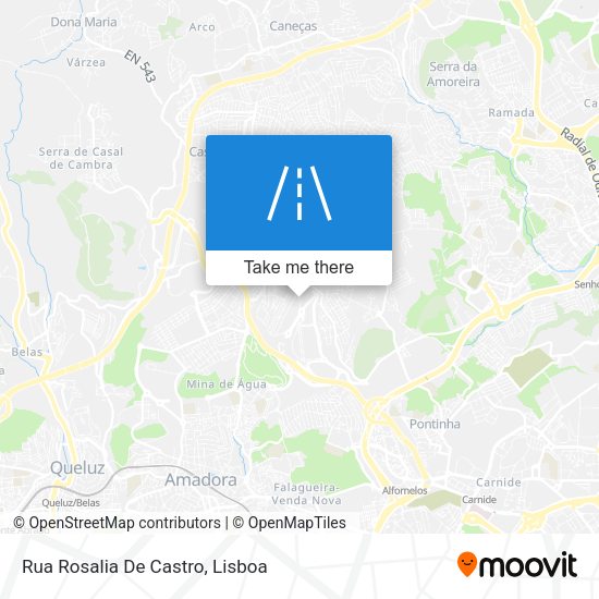 Rua Rosalia De Castro mapa