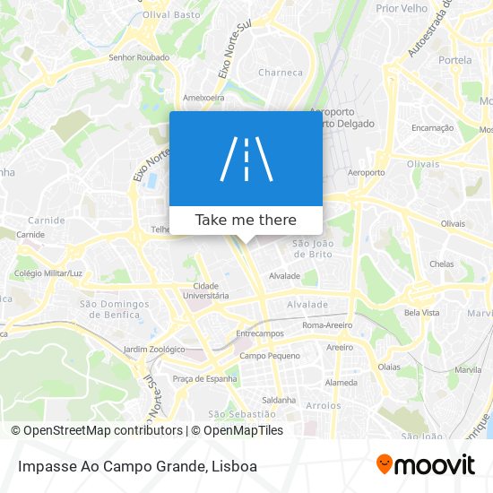 Impasse Ao Campo Grande map