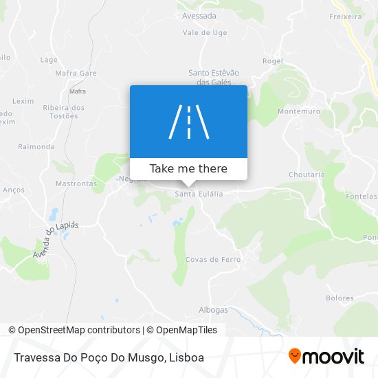 Travessa Do Poço Do Musgo map