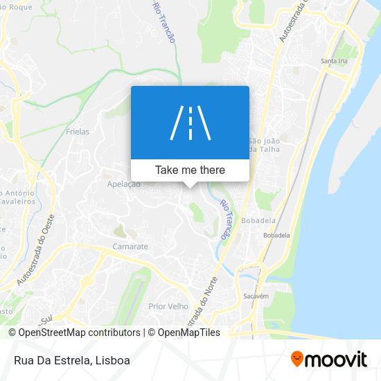 Rua Da Estrela mapa