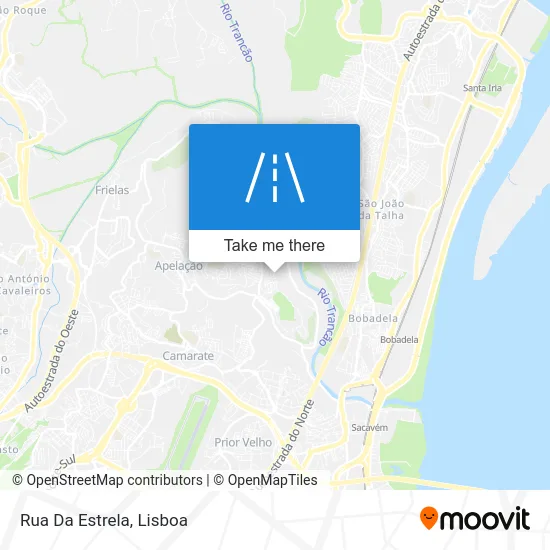 Rua Da Estrela map