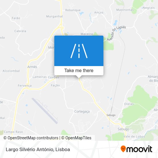 Largo Silvério António map