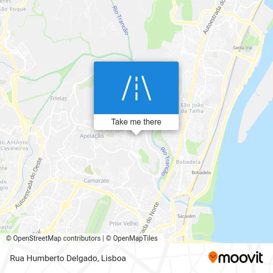 Rua Humberto Delgado map