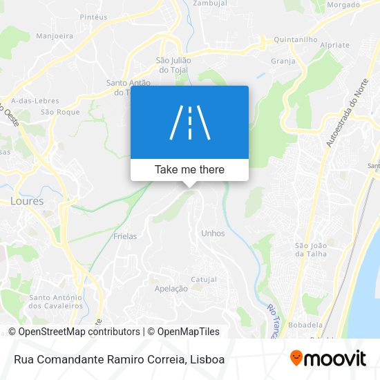 Rua Comandante Ramiro Correia map