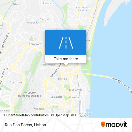 Rua Das Poças map
