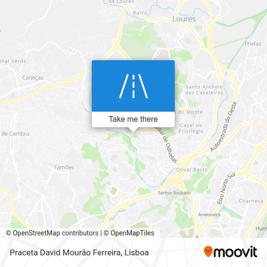 Praceta David Mourão Ferreira map