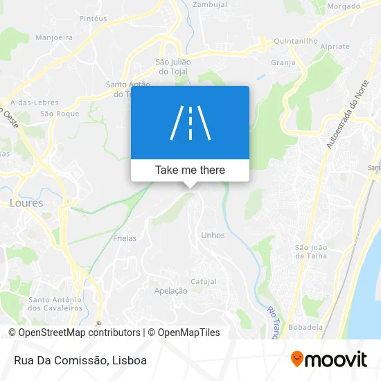 Rua Da Comissão map