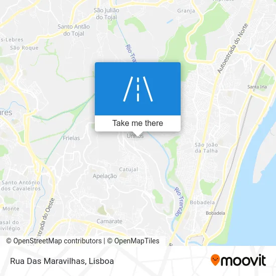 Rua Das Maravilhas map