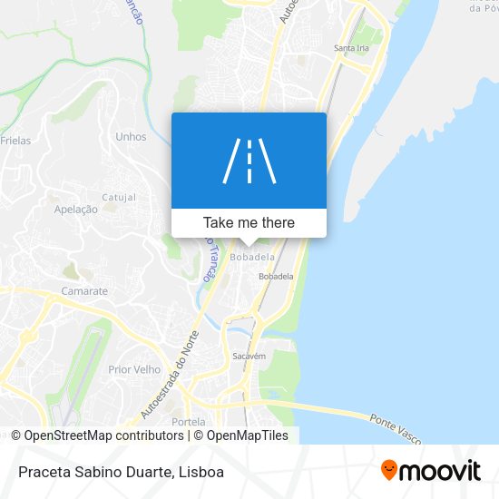 Praceta Sabino Duarte mapa