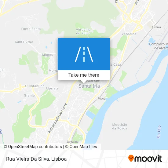 Rua Vieira Da Silva map