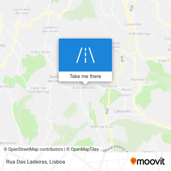 Rua Das Ladeiras map