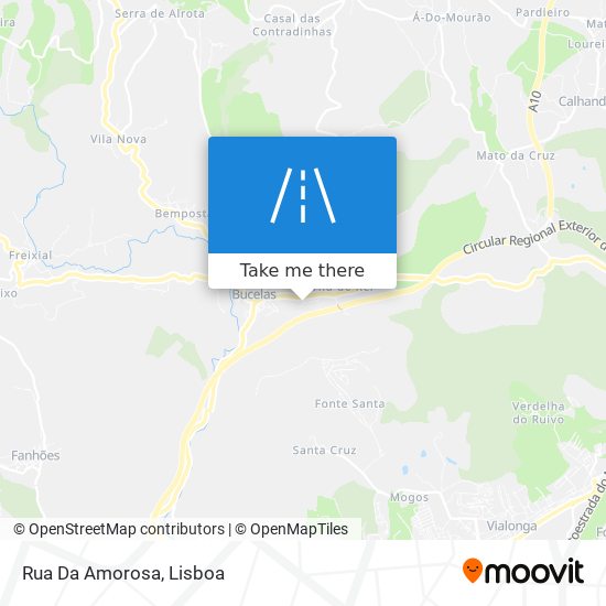 Rua Da Amorosa map