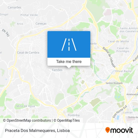 Praceta Dos Malmequeres mapa