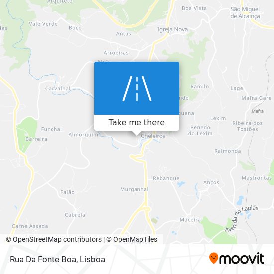 Rua Da Fonte Boa map