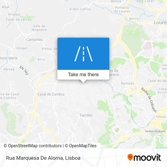 Rua Marquesa De Alorna map