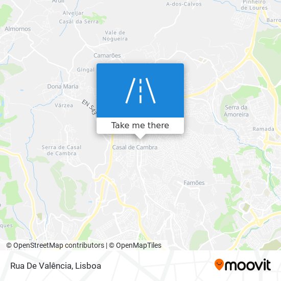 Rua De Valência map