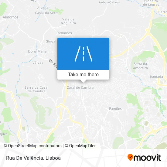 Rua De Valência map