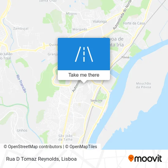 Rua D Tomaz Reynolds map