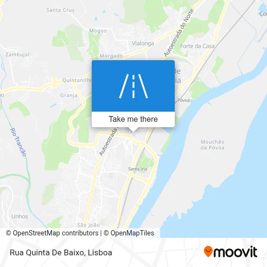 Rua Quinta De Baixo map