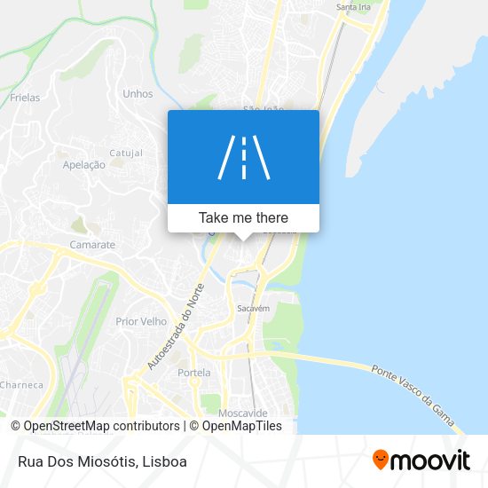 Rua Dos Miosótis mapa