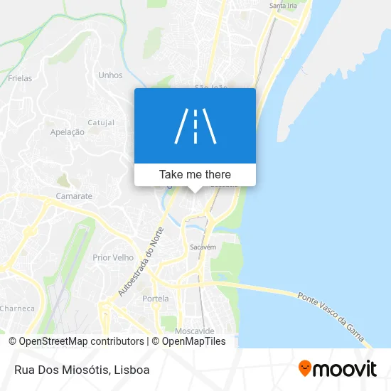 Rua Dos Miosótis map