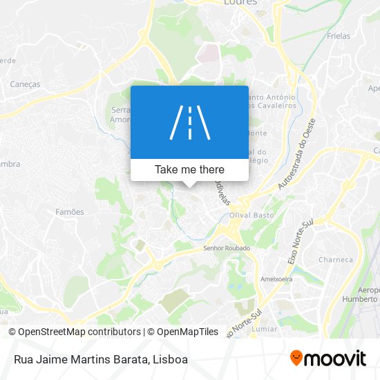 Rua Jaime Martins Barata mapa