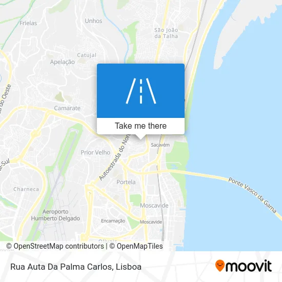 Rua Auta Da Palma Carlos map