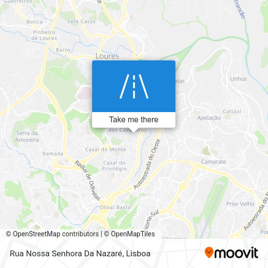 Rua Nossa Senhora Da Nazaré map