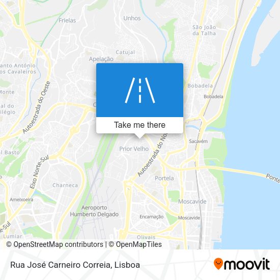 Rua José Carneiro Correia mapa