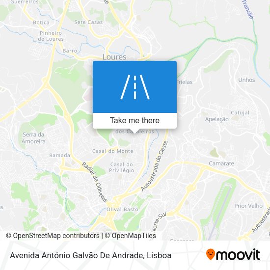 Avenida António Galvão De Andrade mapa