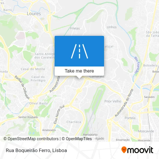 Rua Boqueirão Ferro map