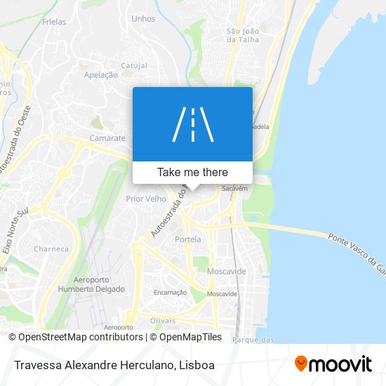 Travessa Alexandre Herculano mapa