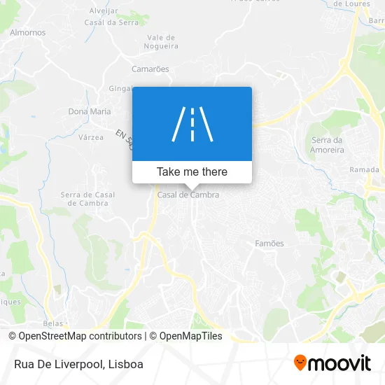 Rua De Liverpool map