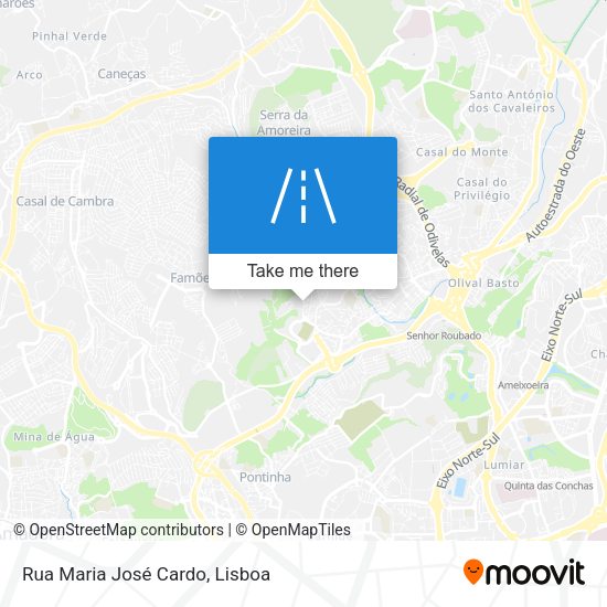 Rua Maria José Cardo map