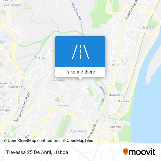 Travessa 25 De Abril mapa