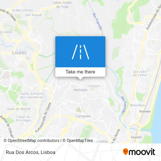 Rua Dos Arcos map