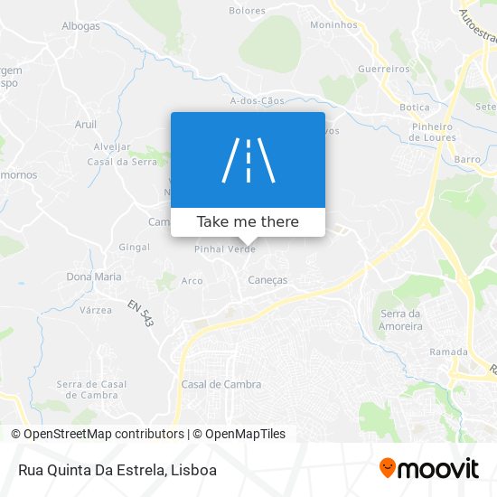 Rua Quinta Da Estrela map