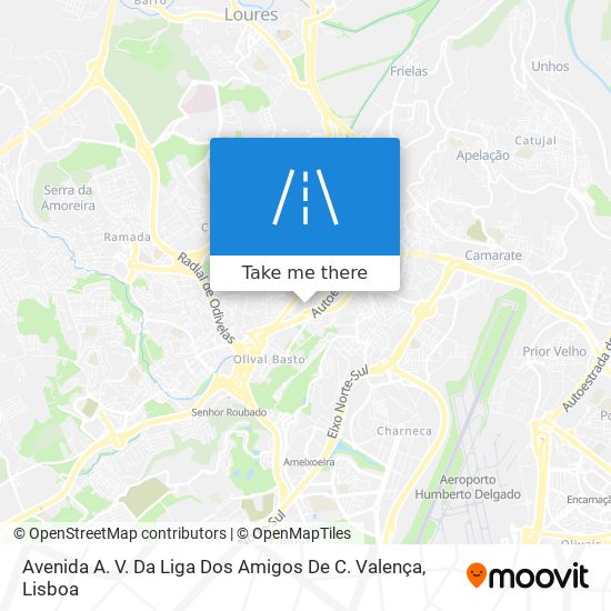 Avenida A. V. Da Liga Dos Amigos De C. Valença mapa