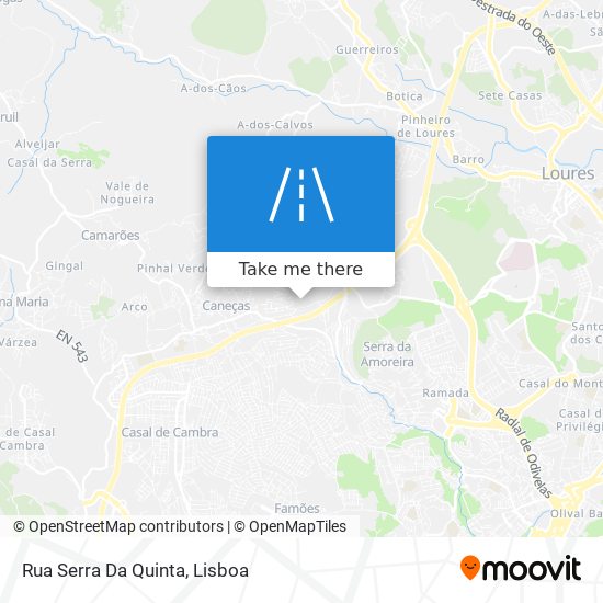 Rua Serra Da Quinta map