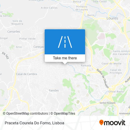 Praceta Courela Do Forno map