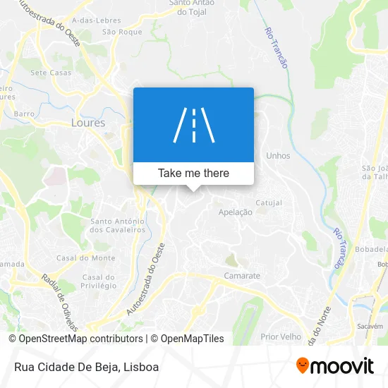 Rua Cidade De Beja map