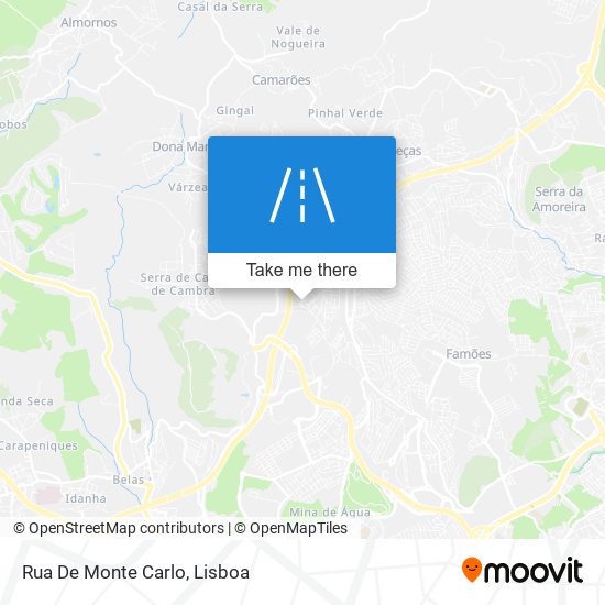 Rua De Monte Carlo mapa