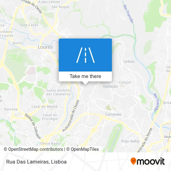 Rua Das Lameiras map