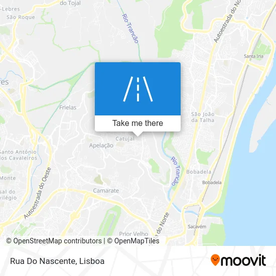 Rua Do Nascente map