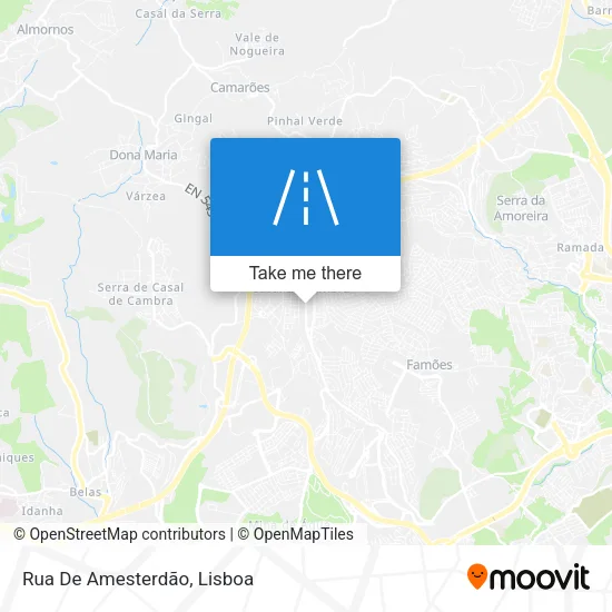 Rua De Amesterdão map