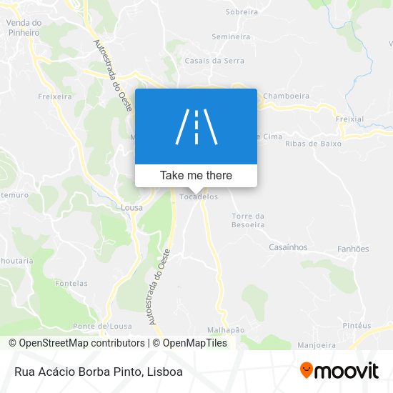 Rua Acácio Borba Pinto map